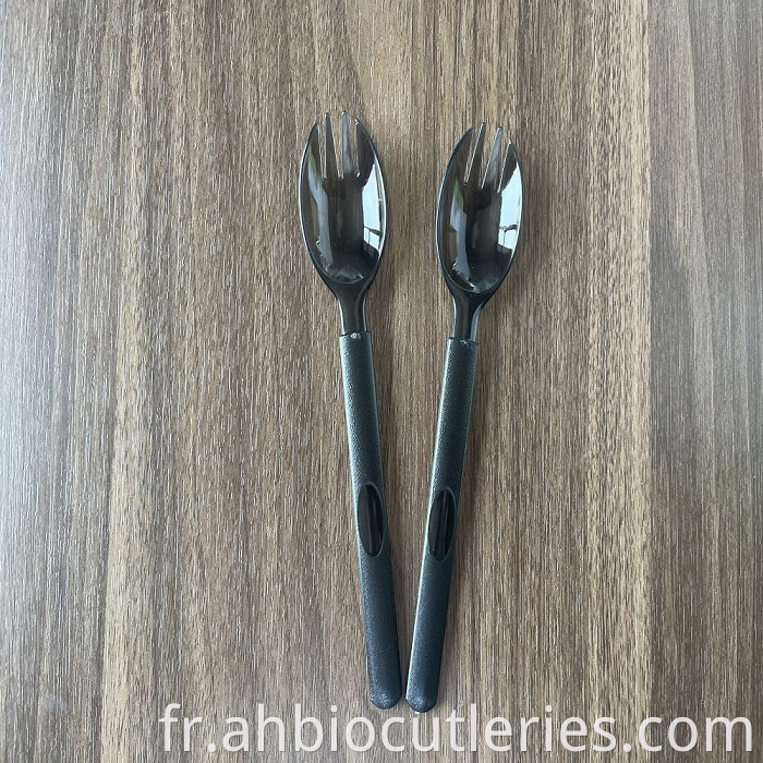 Black Bioplastic Forks Jpg